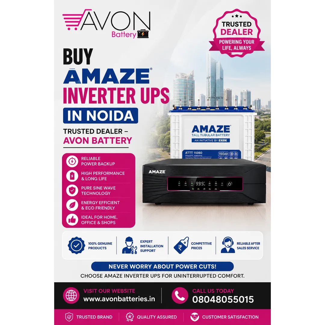 Buy Amaze Inverter UPS in Noida | Trusted Dealer - Avon Battery