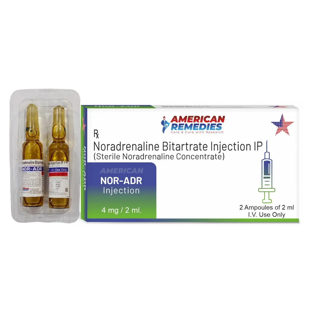 Norad 4mg/2ml (norepinephrine) Exporter to Washington, USA | City Drug Exporters INDIA