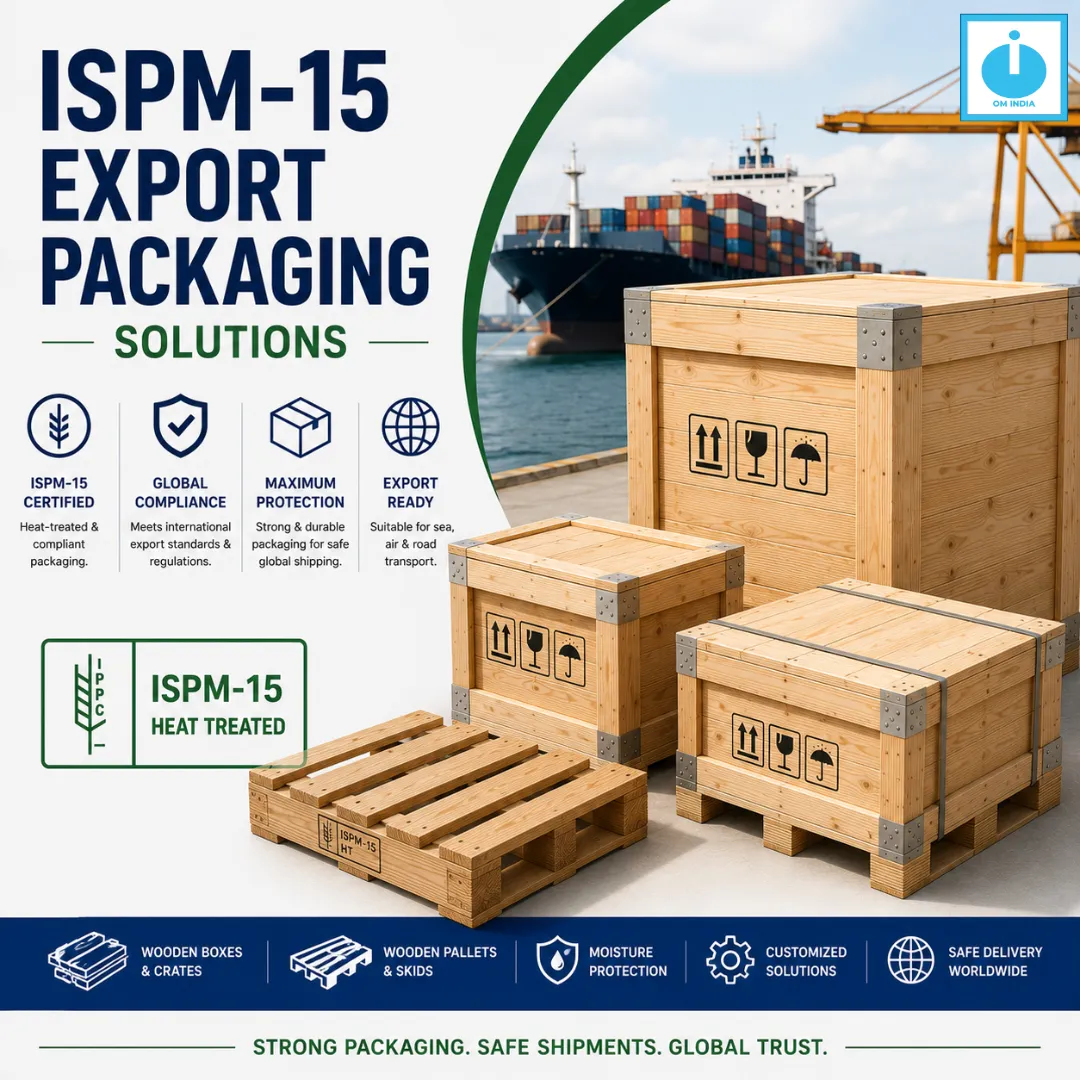 ISPM-15 Export Packaging Solutions | Om India Packaging