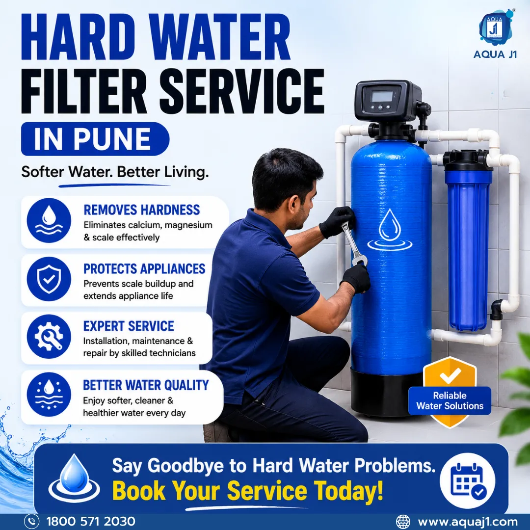 Hard Water Filter Service in Pune | Aqua J1 Technologies