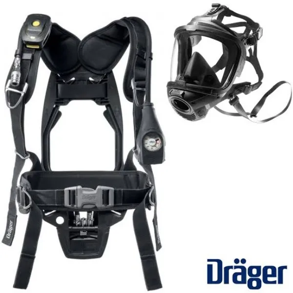 SCBA breathing apparatus with face mask and speech diaphragm BY NORTH DELHI INDIA