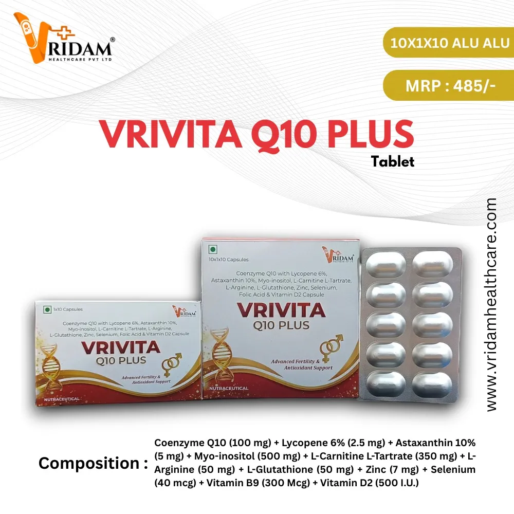 Check out our latest product : VRIVITA Q10 TABLET