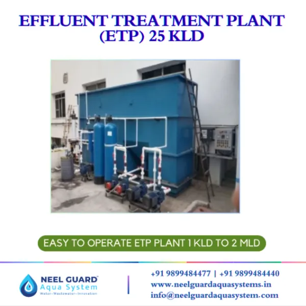 Effluent Treatment Plant 25 KLD in Delhi – Reliable Industrial Wastewater Control Solutions