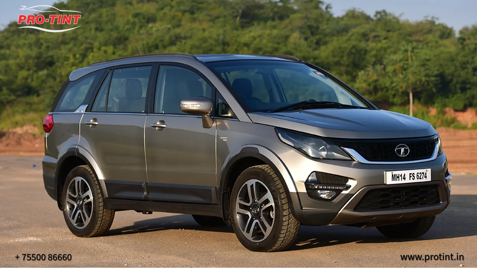 FANTASTIC QUALITY SUNFILM,ACCESSORIES,PPF,COATING FOR TATA HEXA AT COIMBATORE PROTINT
