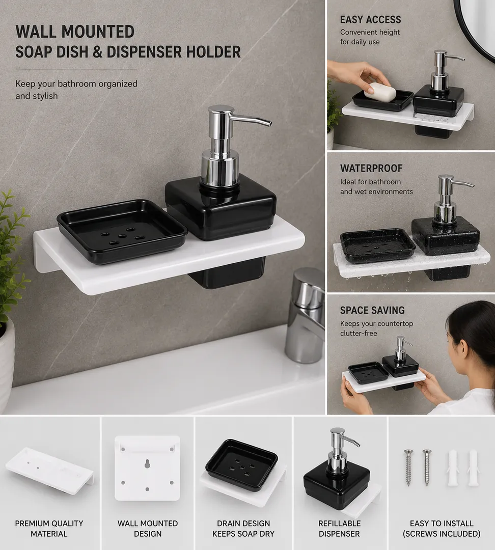 Acrylic black 2 in 1