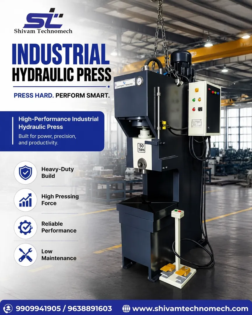 Advantages of Choosing an Industrial Hydraulic Press Supplier in Gujarat