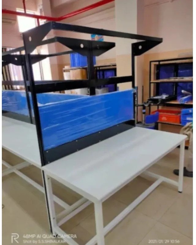 MS Industrial Workstation Table in Pimpri-Chinchwad – Durability Meets Design