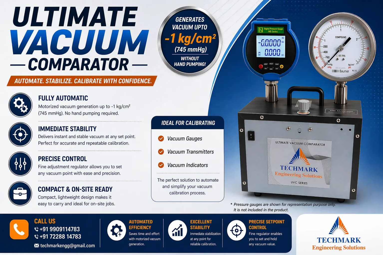 Ultimate Vacuum Comparator
