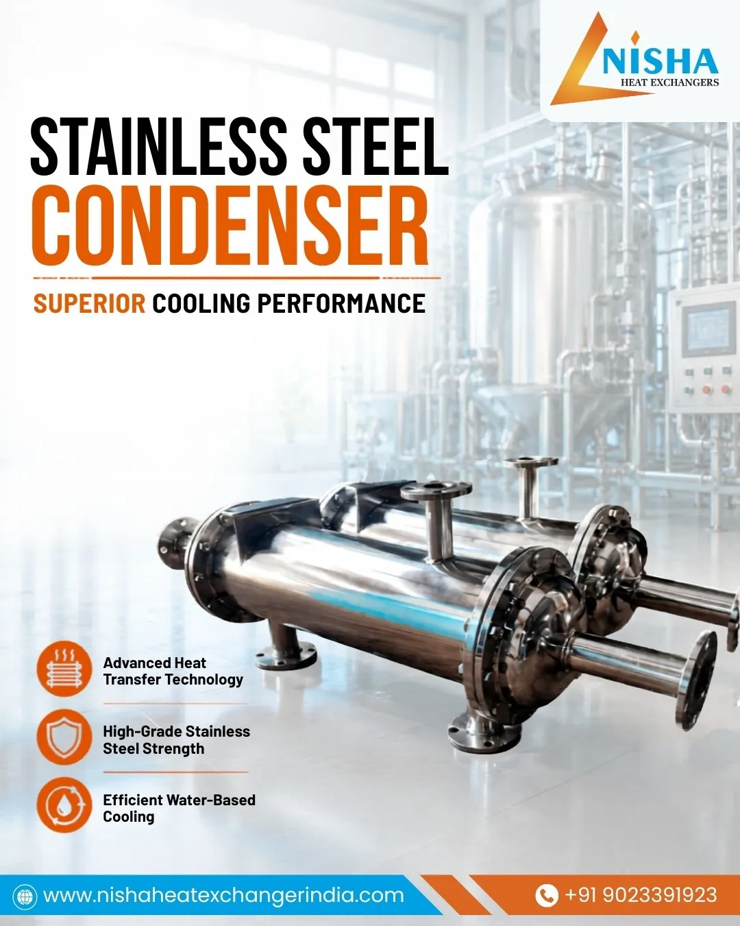 Why Stainless Steel Condensers Are Essential for Efficient Industrial Cooling Systems