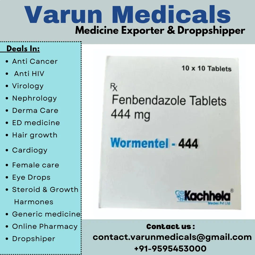 Fenbendazole Tablets Supplier, Dealer, Exporter