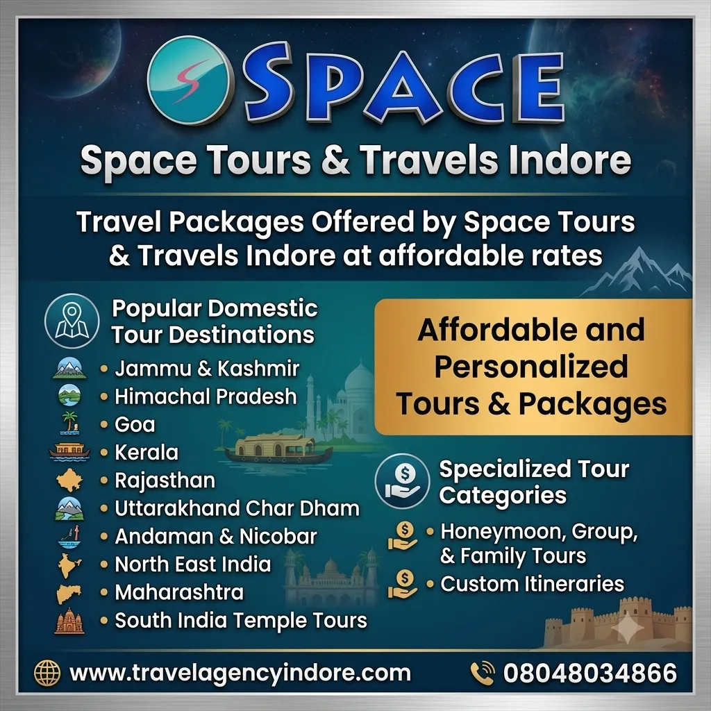 Explore Incredible India with Affordable Domestic Tour Packages from Indore!