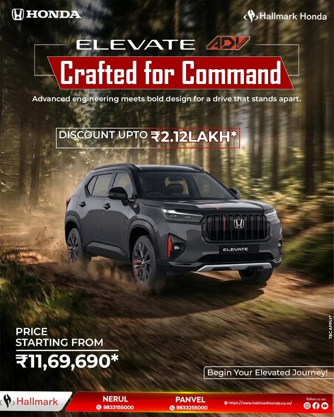 Honda Elevate Apex Edition – Hallmark Honda, Shiravane | Navi Mumbai