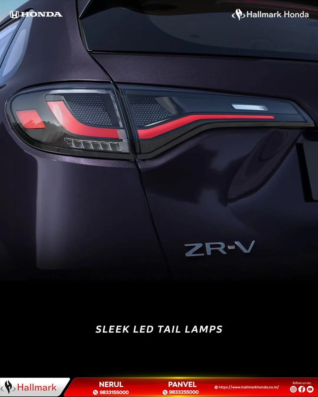 All-New Honda ZR-V e:HEV – Hallmark Honda, Shiravane | Navi Mumbai
Style That Stays With You. ✨
Th...