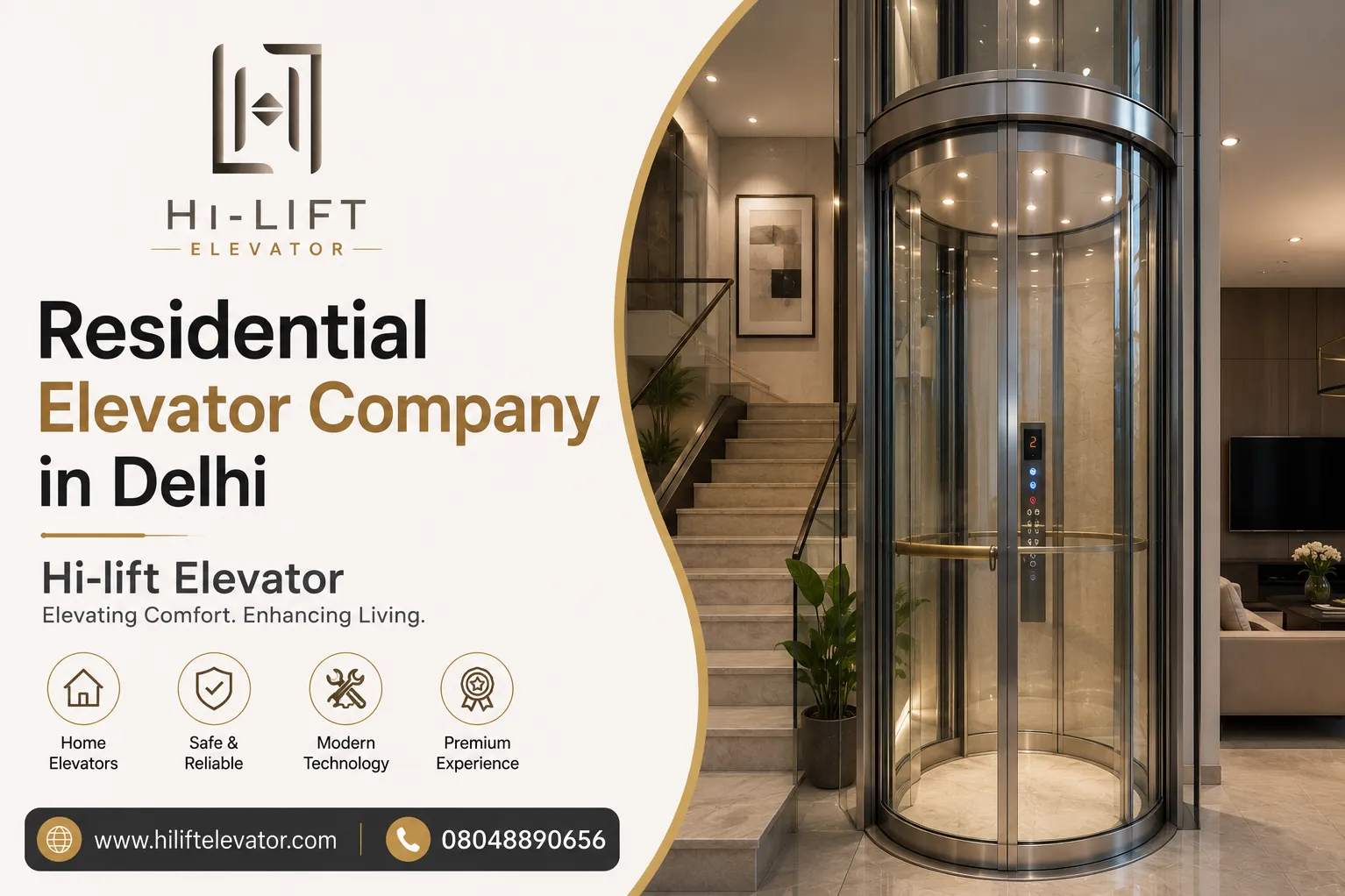 Residential Elevator Company in Delhi – Creating Comfortable and Accessible Living Spaces | Hi-Lift
