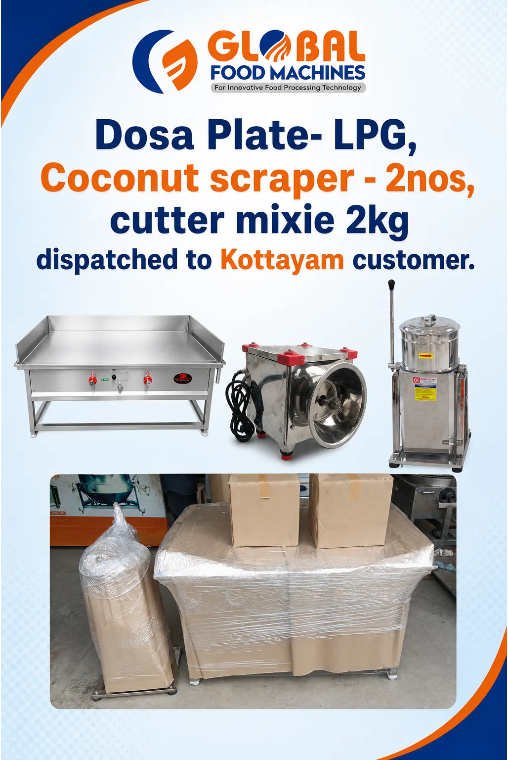 Dispatch Update – Kottayam Customer