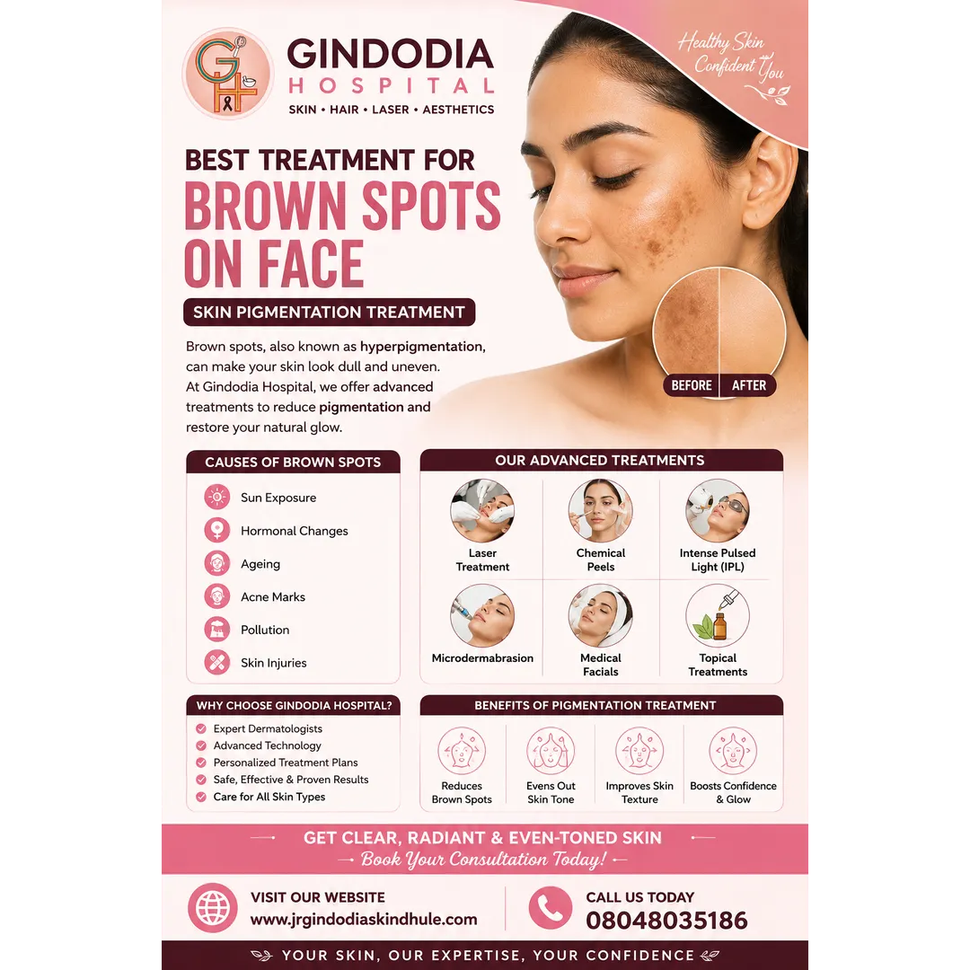 Best Treatment for Brown Spots on Face | Skin Pigmentation Treatment