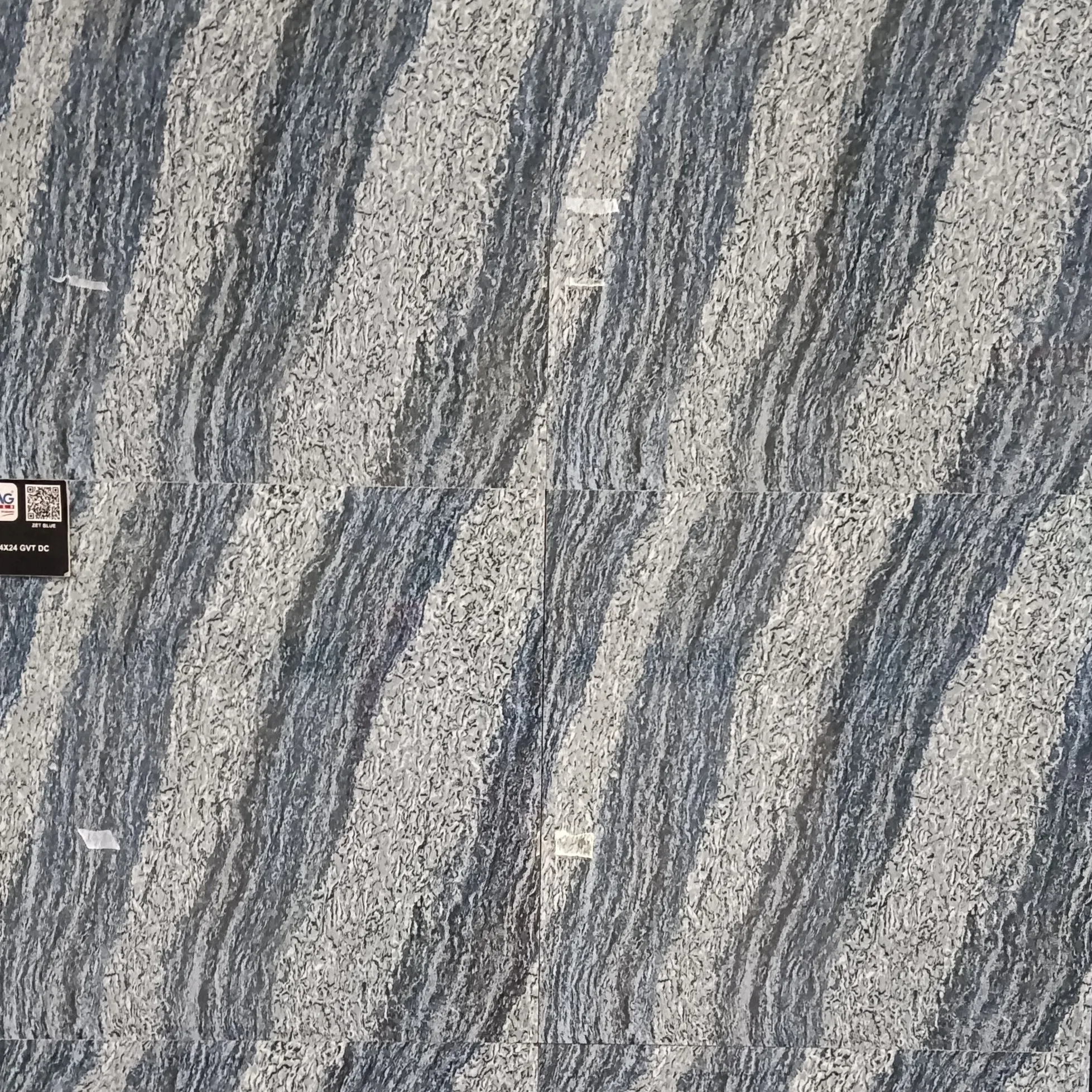 KAG TILES HITECH CERAMIC AND CO 2X2 FLOOR TILES" ZET BLUE "