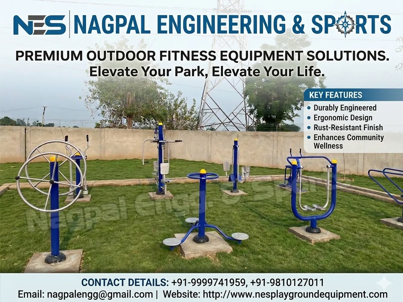 Outdoor Gym Equipment, Children Park Equipment, Multiplay System, Swing n Slide Mfr in Delhi