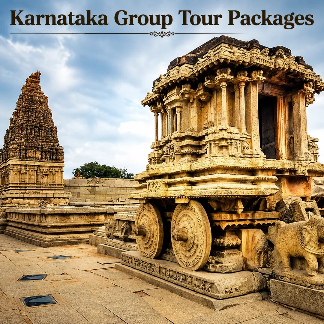 Karnataka Group Tour Packages in Pune for Discovering Heritage, Hills and Coastal Charm