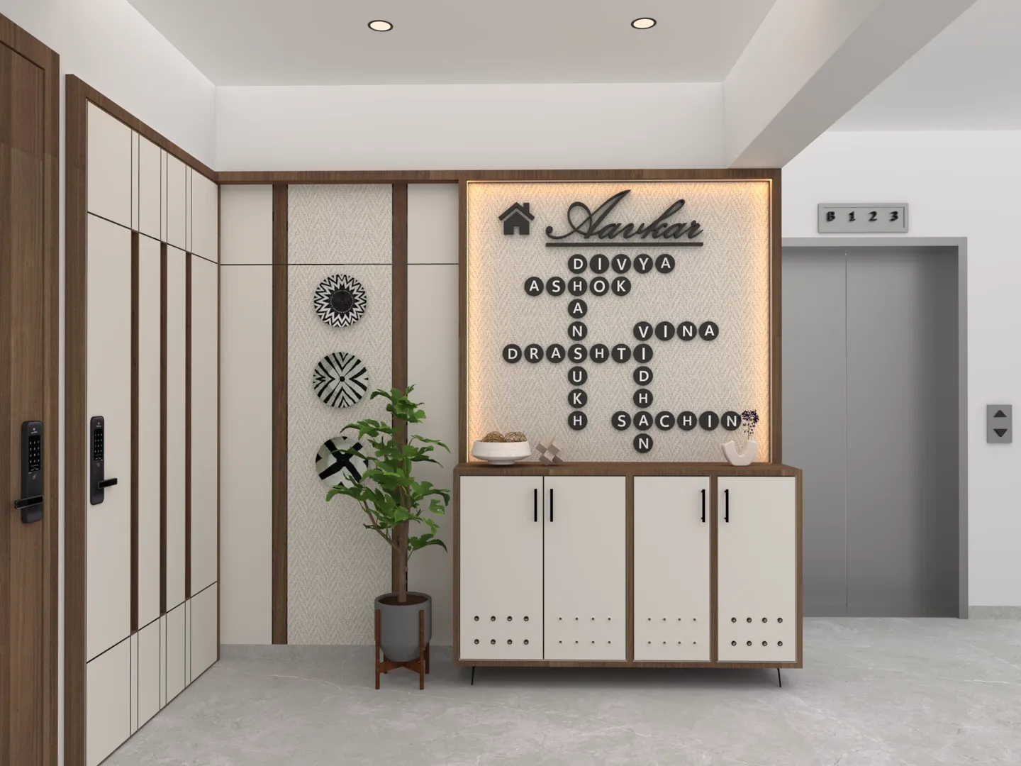 Elegant Home Entrance Design