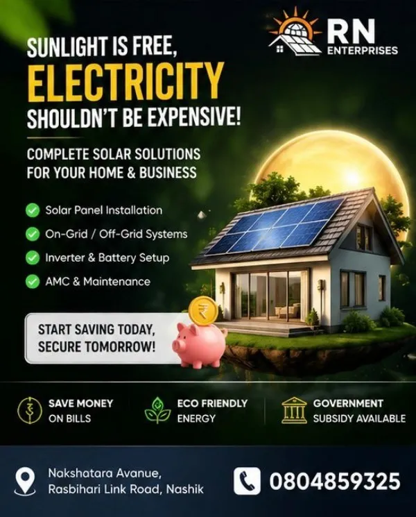 Residential Solar Panel Installation Nashik