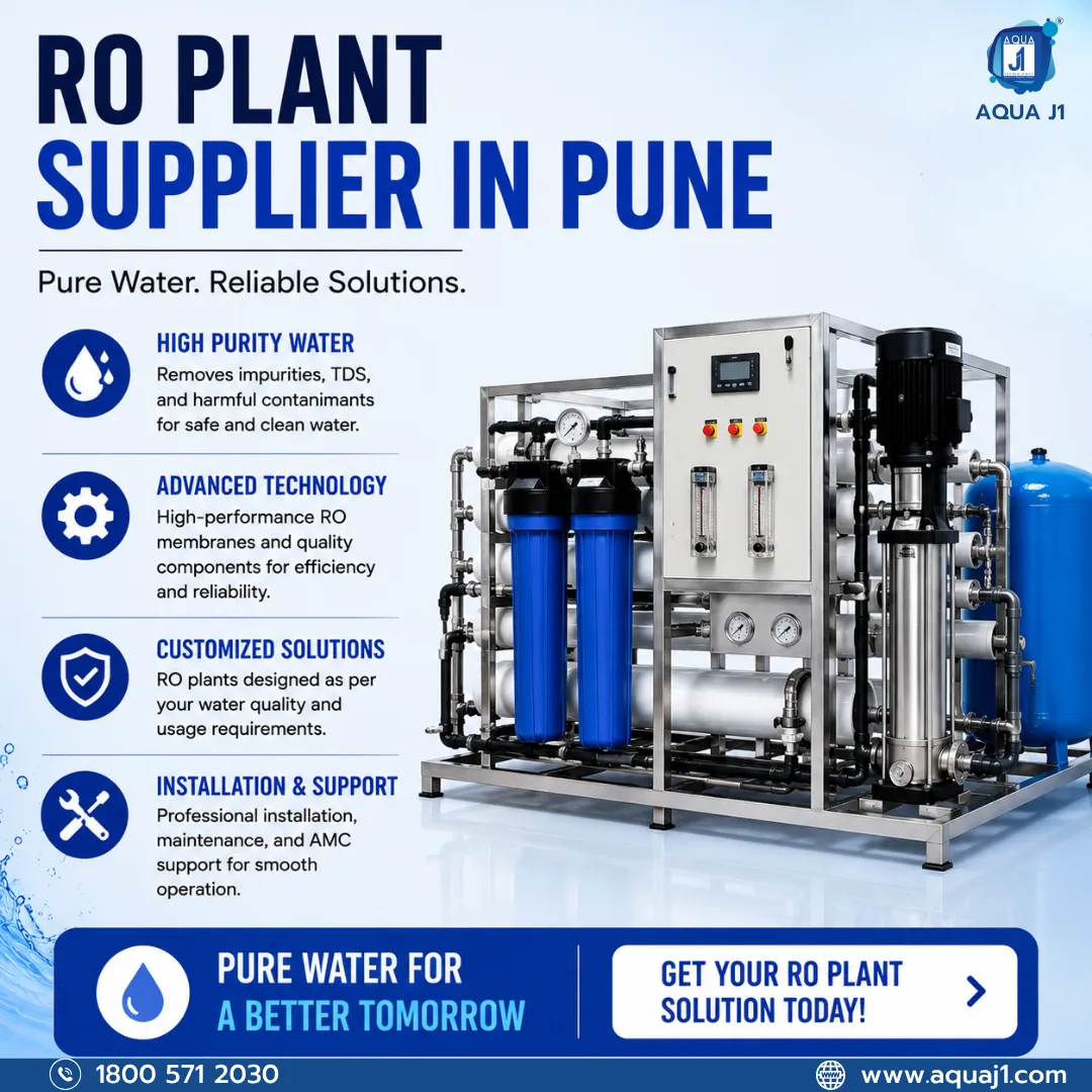 RO Plant Supplier in Pune | Aqua J1 Technologies