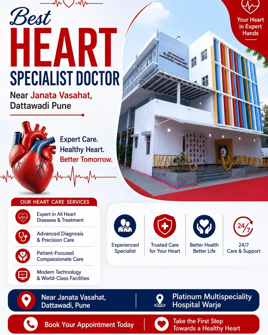 Heart Specialist Doctor Near Janata Vasahat, Dattawadi, Pune