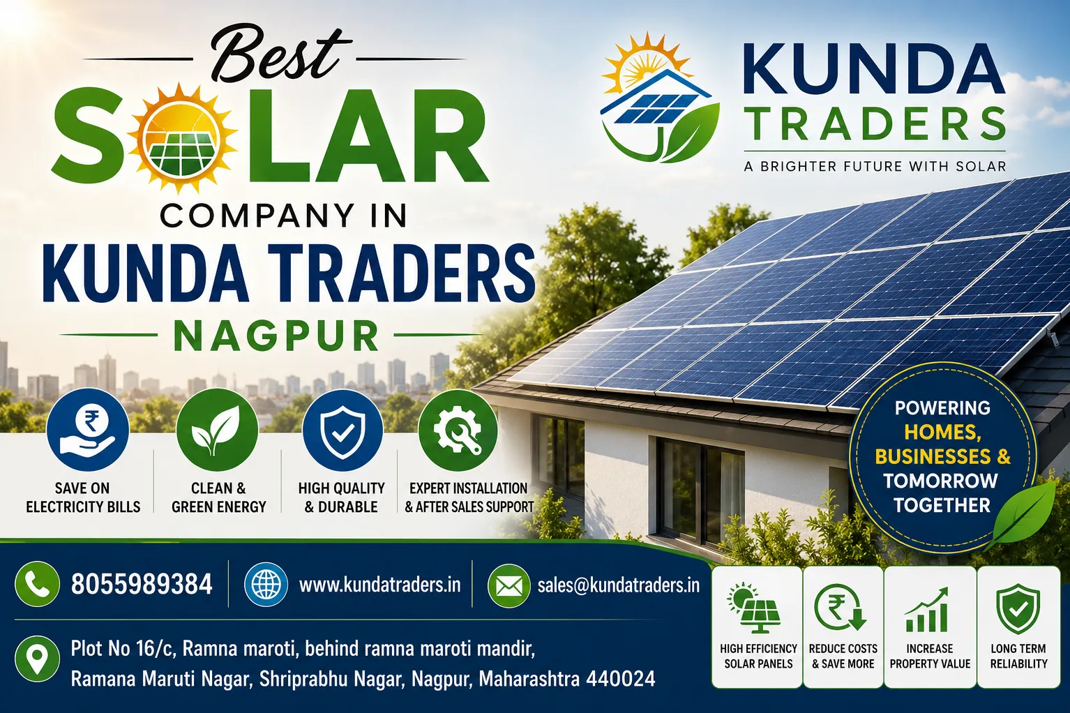 Best Solar Company in Nagpur – Kunda Traders