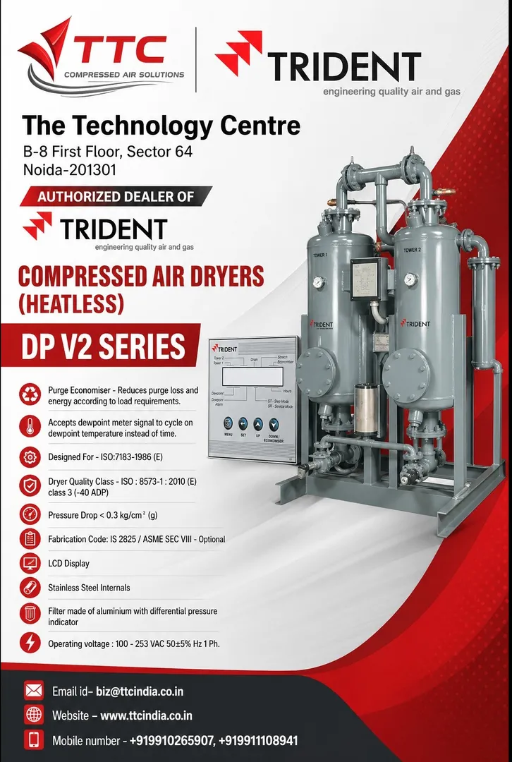 High-Performance Desiccant Air Dryers for Critical Applications