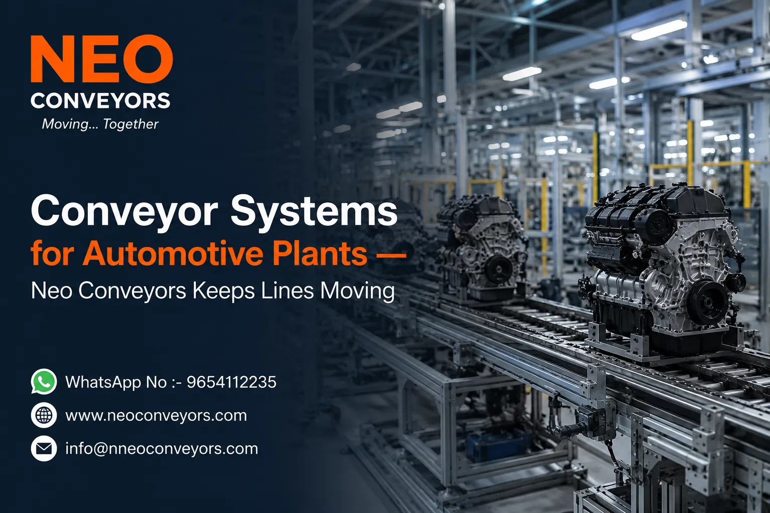 Conveyor Systems for Automotive Plants - Neo Conveyors Keeps Lines Moving