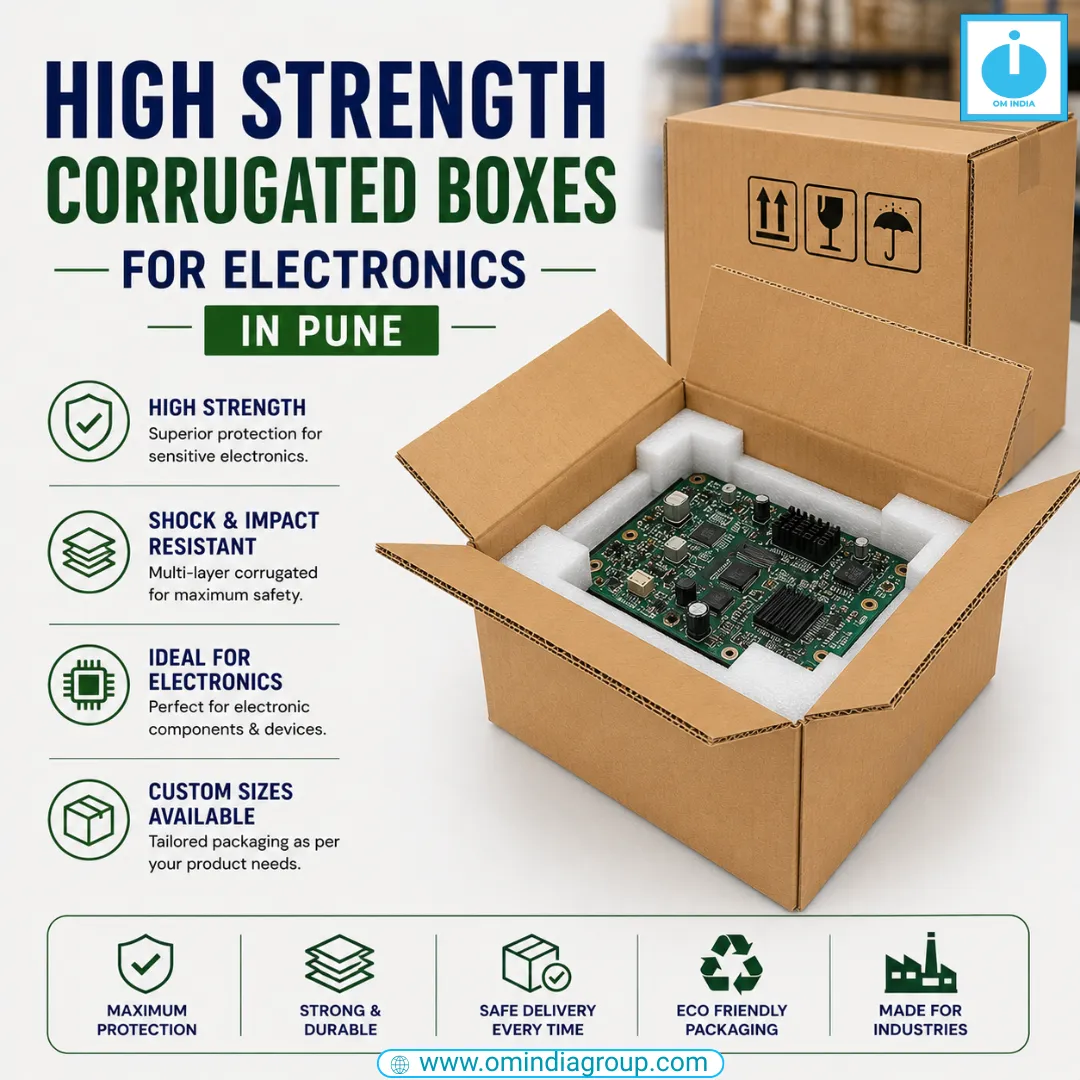High Strength Corrugated Boxes for Electronics in Pune