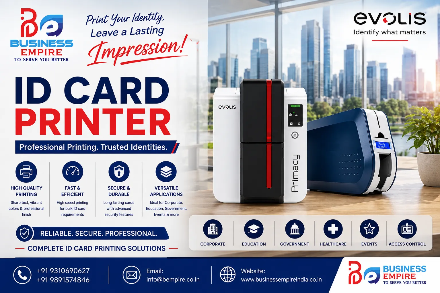 Best ID Card Printer Dealer Supplier in Delhi NCR Gurugram Noida