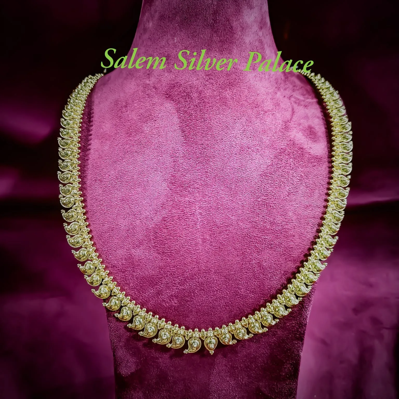 Gold Plated Silver Mango Maalai Haram | SSP 6382456939
https://play.google.com/store/apps/details?i...