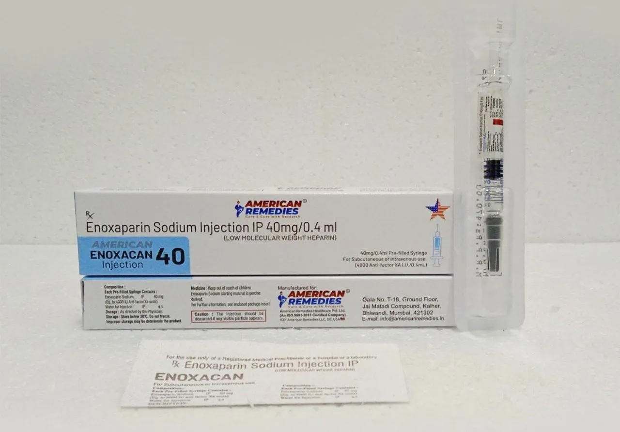 Enoxacan 40 mg (Enoxaparin sodium) Exporter to Washington, USA |City Drug Exporters INDIA