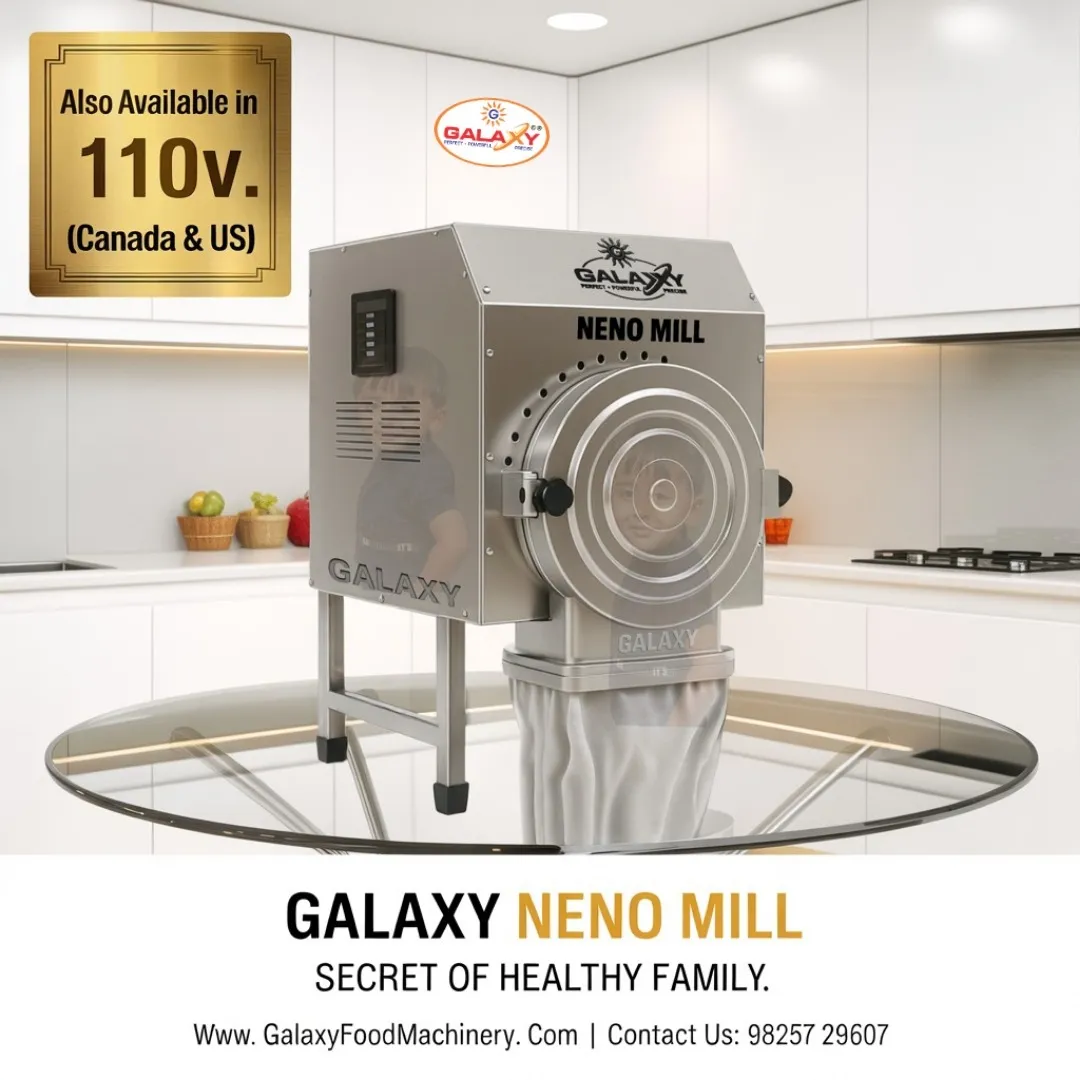 Neno SS Flour Mill in Haldwani – Compact Flour Milling Solution for Modern Families