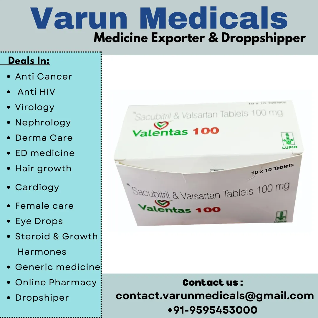 Sacubitril & Valsartan Tablets Supplier, Dealer, Exporter