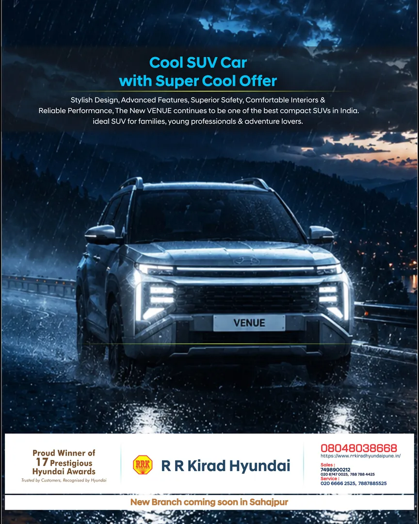 The Hyundai New VENUE is an ideal SUV for families, young professionals & adventure lovers. Showroom