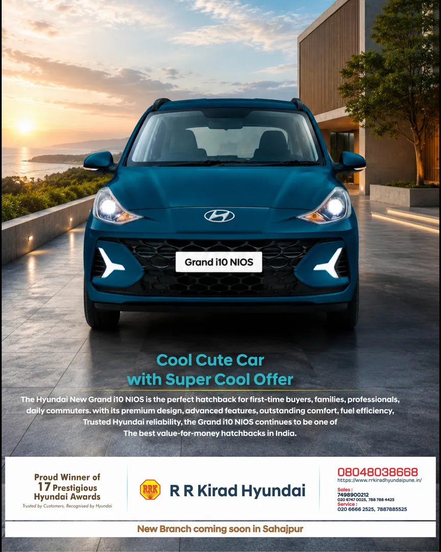 The Hyundai New Grand i10 NIOS is the perfect hatchback Hyundai newcar showroom & service workshop
