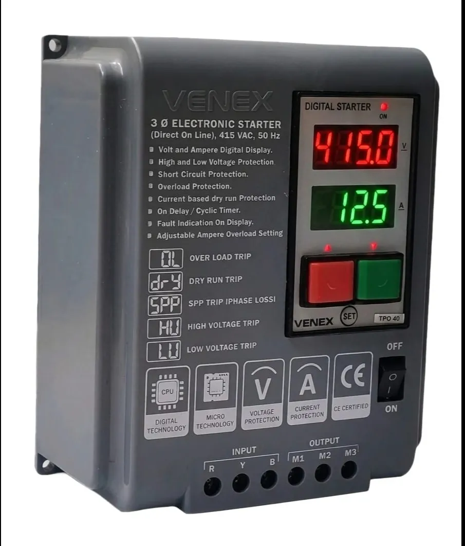 VENEX ELECTRICALS offers advanced motor control solutions designed to meet the evolving demands of a...