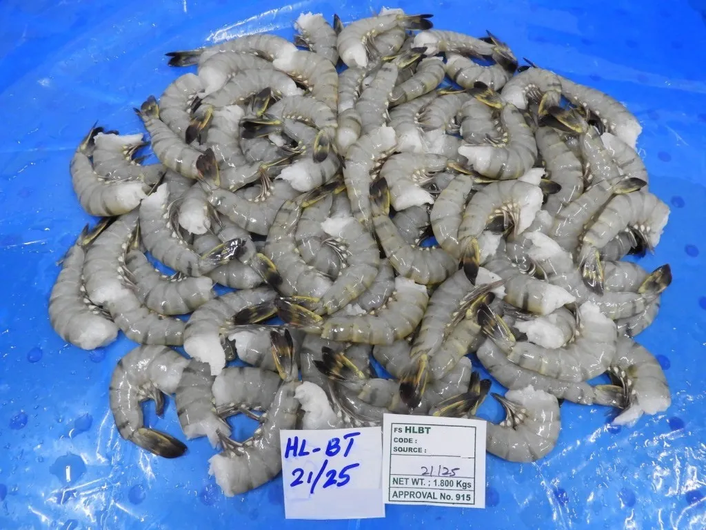 HEADLESS BLACK TIGER SHRIMPS 21/25