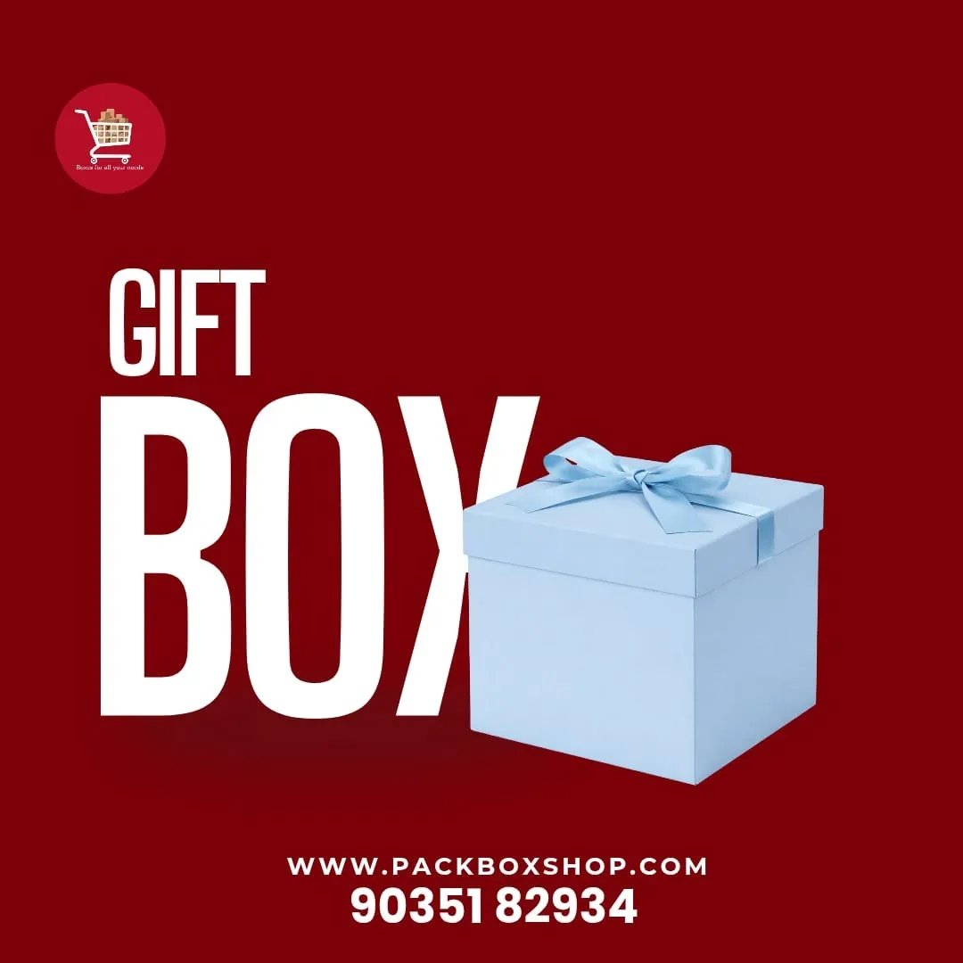 Gift Boxes
Premium quality gift boxes designed for safe packing and elegant presentation. Ideal for...