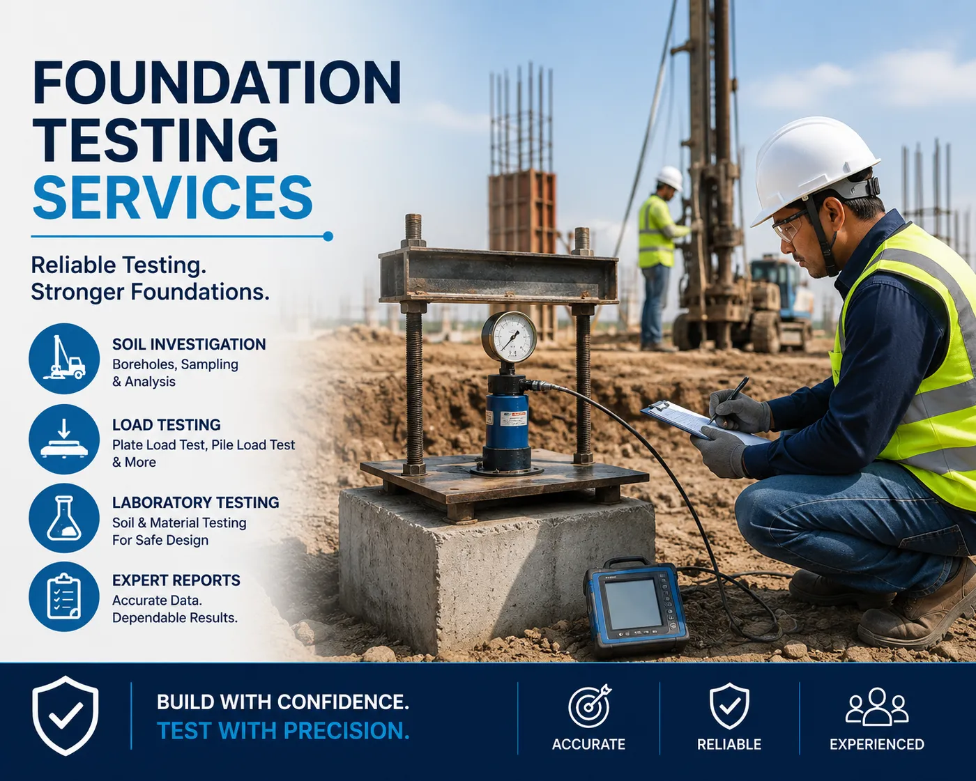 Foundation Testing Services in Nagpur for Stronger and More Reliable Structures