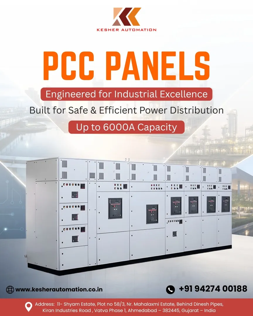 PCC Panels Manufacturer in Ahmedabad | KESHER AUTOMATION