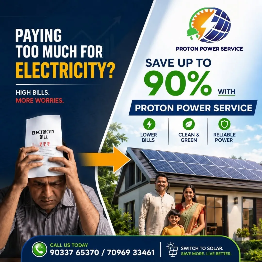 Why keep paying high electricity bills every month? Solution with Proton Power Service