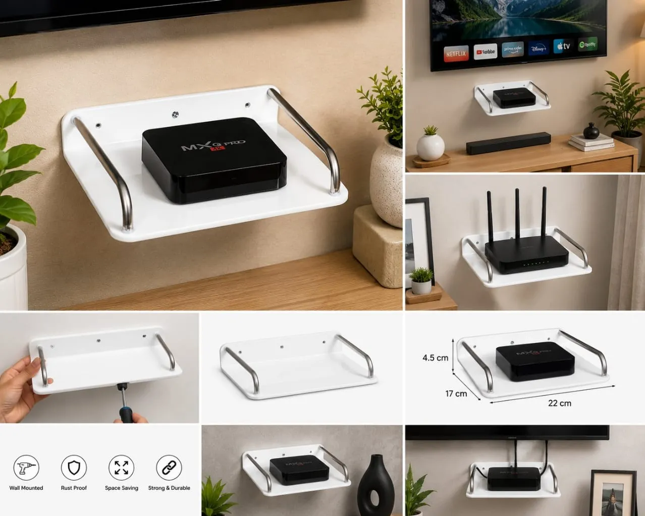Acrylic set up box stand