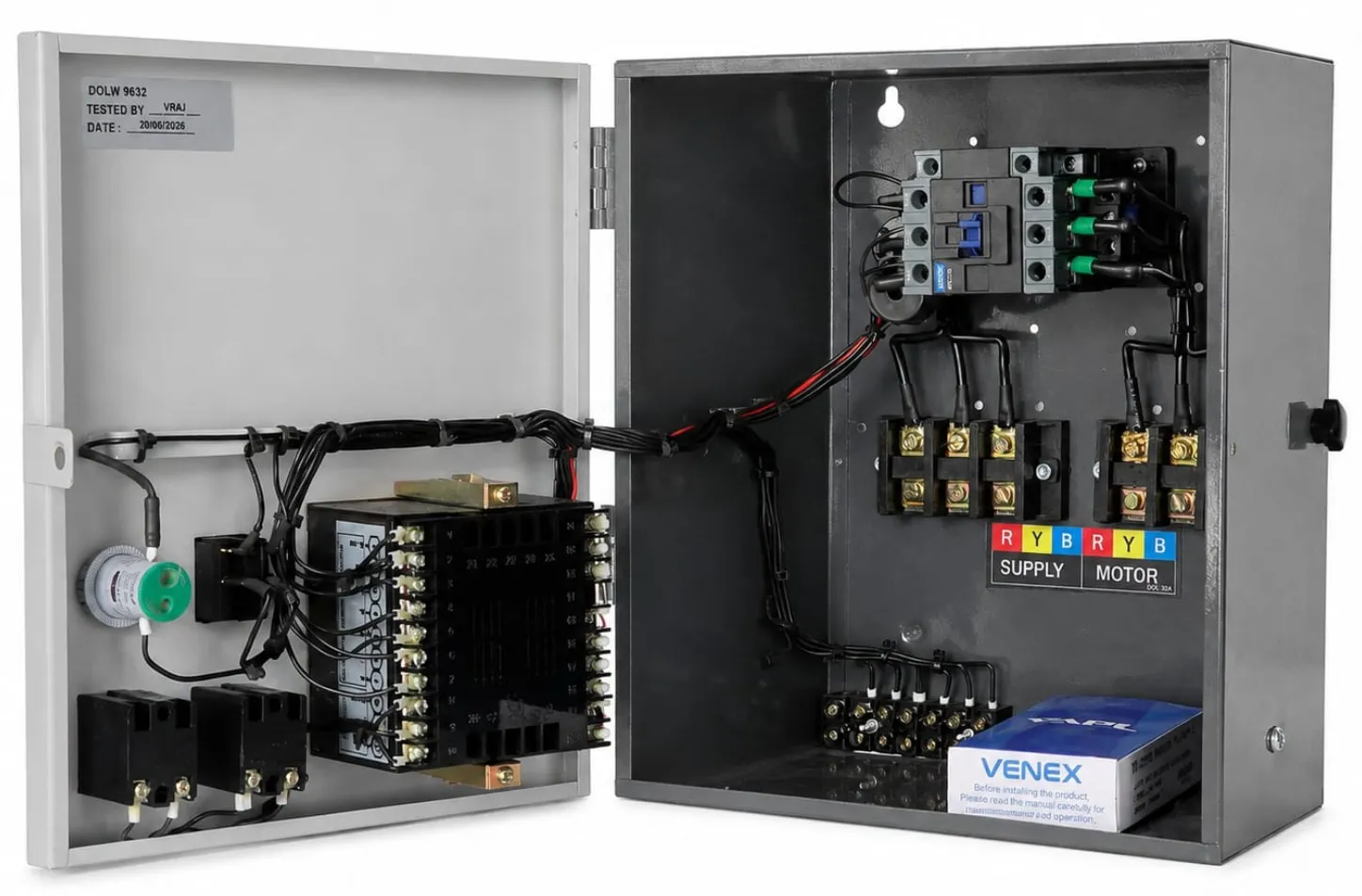 INDUCTION MOTOR & SUBMERSIBLE FULLY AUTOMATIC DOL STARTER WITH WATER LEVEL CONTROLLER