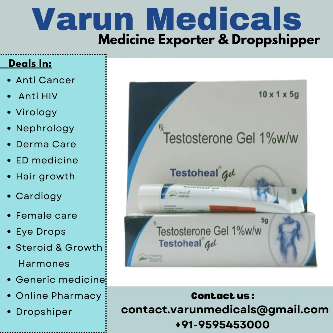 Testosterone Gel Supplier, Dealer, Exporter