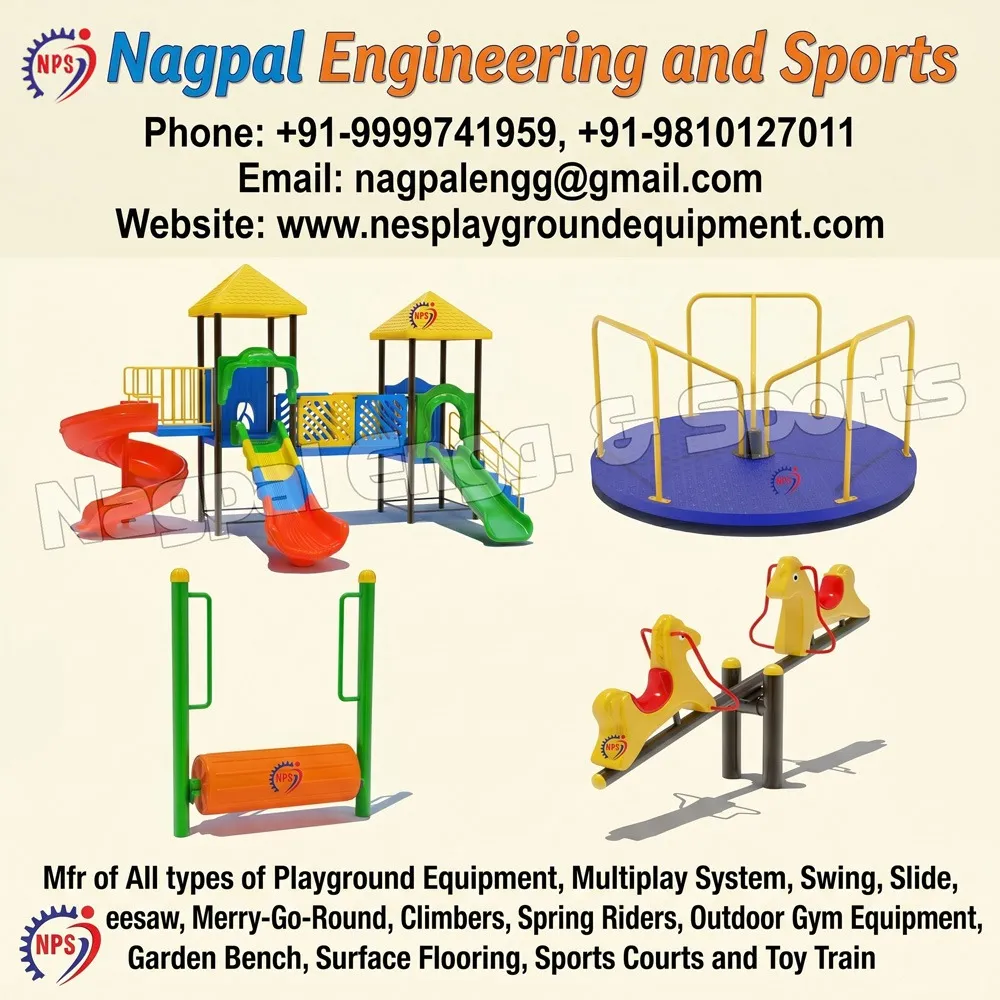 Playground Equipment Supplier in Agra | Multiplay system, Swing, Slide, Seesaw | Nagpal Engineering
