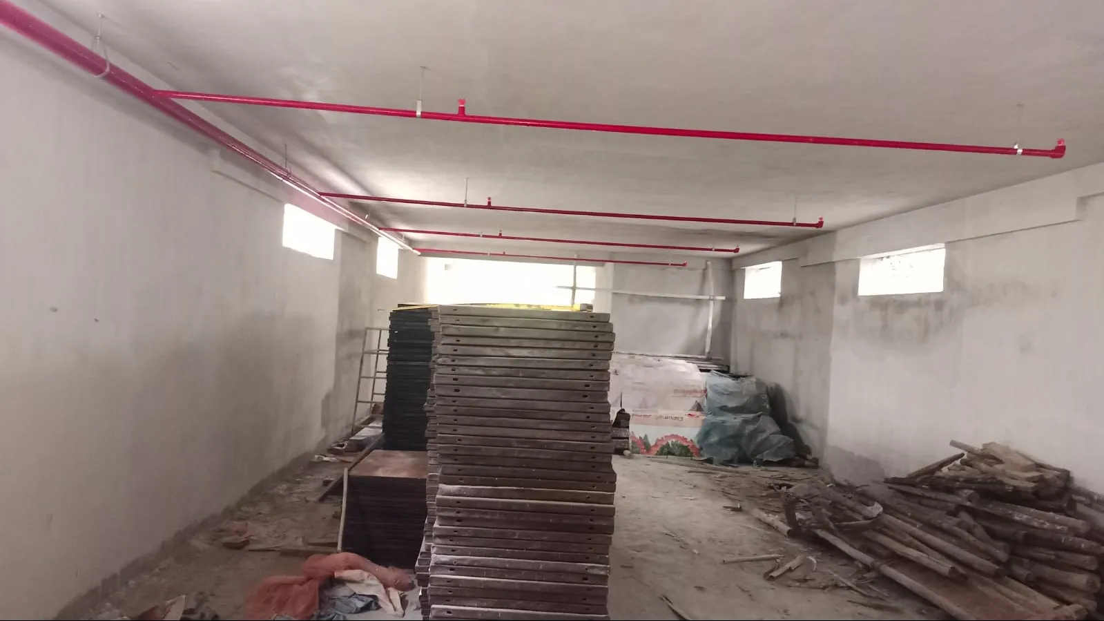 Fire Sprinkler System Installation in Progress - Fire Protection systems installations in Tamil Nadu