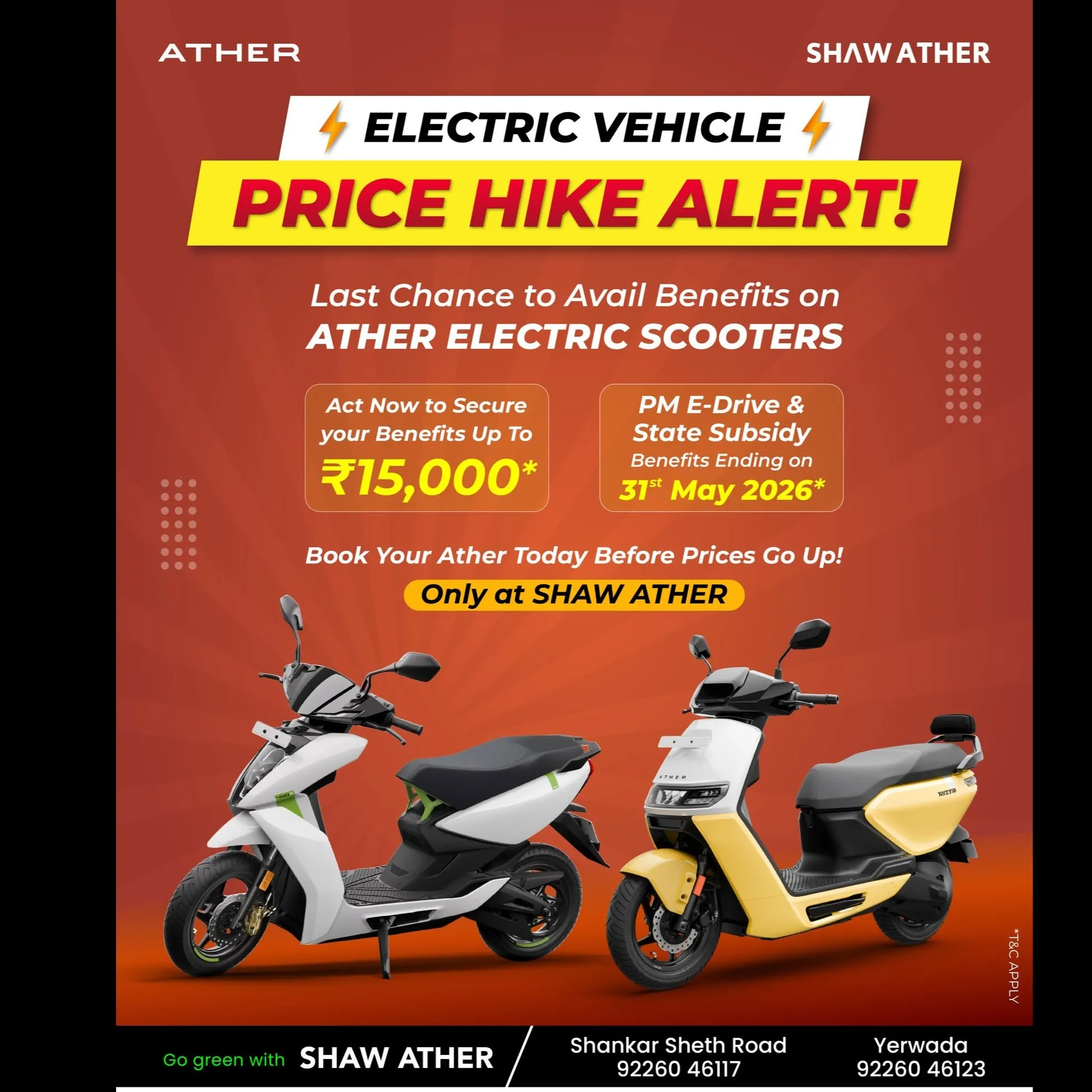 haw Ather is an authorized Ather Energy dealership in Pune, dedicated to delivering a smarter and gr...